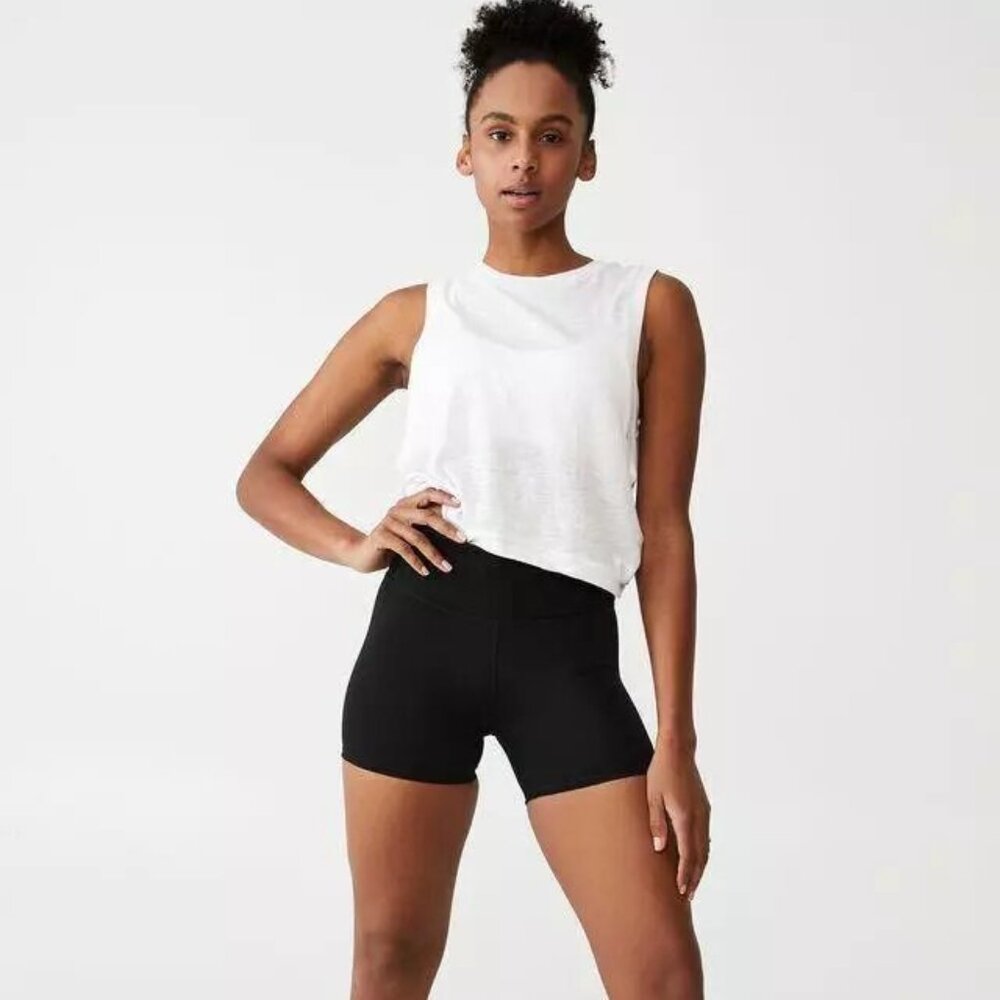Cotton On Ladies Highwaisted Shortie Short, CORE BLACK, L
